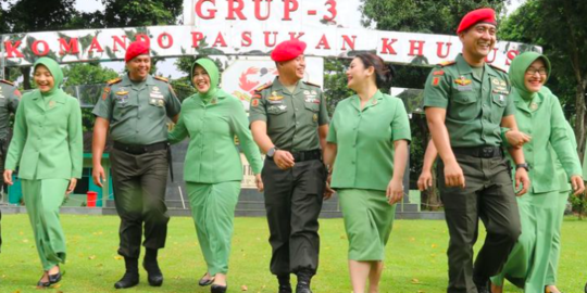 Perwira Kopassus Suami Hillary Brigitta Naik Pangkat jadi Kapten Ucapan Istri Disorot