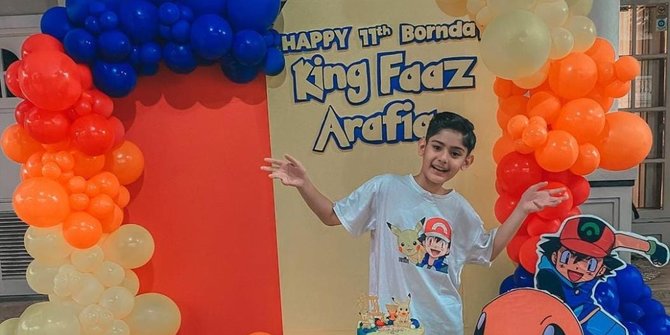 Potret Perayaan Ultah King Faaz Anak Fairuz A Rafiq, Paras Gantengnya Curi Perhatian