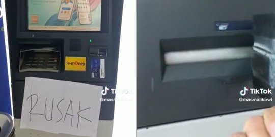 Modus Baru Pencurian ATM, Ditulis Rusak dan Tutup Mesin Agar Uang Tak Keluar