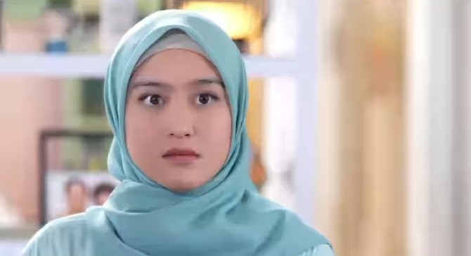 4 pesona salshabilla adriani saat berhijab di sinetron bidadari surgamu