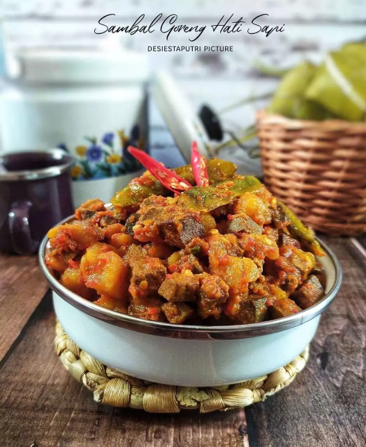 sambal goreng ati kentang kapri