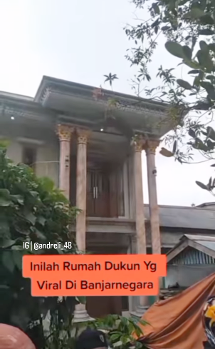 potret rumah dukun pengganda uang di banjarnegara