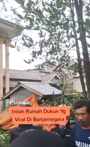 potret rumah dukun pengganda uang di banjarnegara