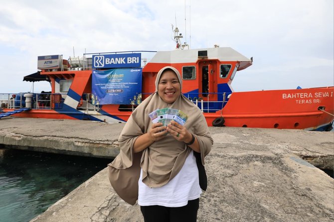 bri layani penukaran uang di kepulauan seribu