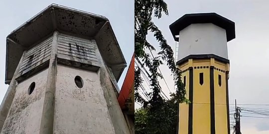 Menilik Water Toren Sidoarjo, Bangunan Ikonik Peninggalan Belanda ...