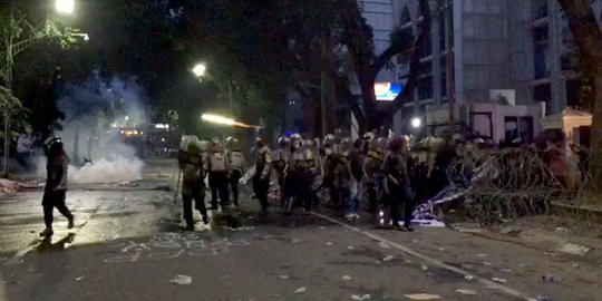 Demo Penolakan UU Ciptaker di UNM Ricuh