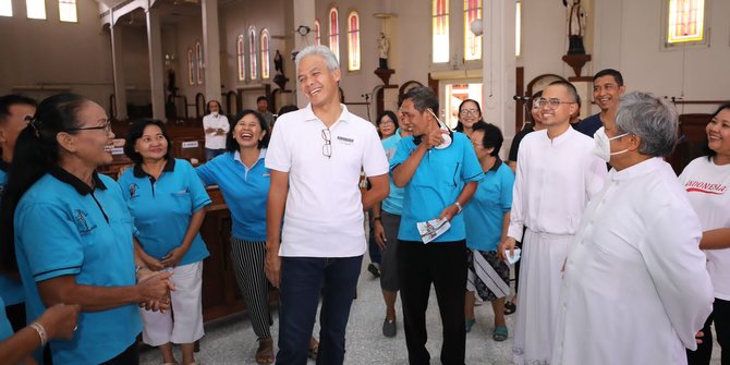 Ganjar Pastikan Persiapan Misa Paskah di Gereja Kota Solo sudah Matang