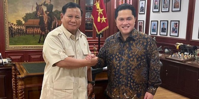 Erick Thohir Dianggap Cawapres Primadona Prabowo, Mampu Konsolidasikan Suara PKB-NU