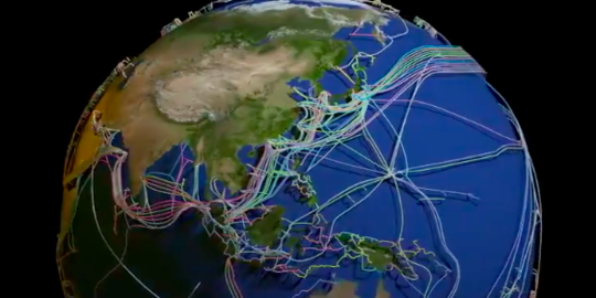 Peta 3D Kabel Laut Ini Begitu Memukau Bak Urat Nadi Bumi, Indonesia Juga Tergambar