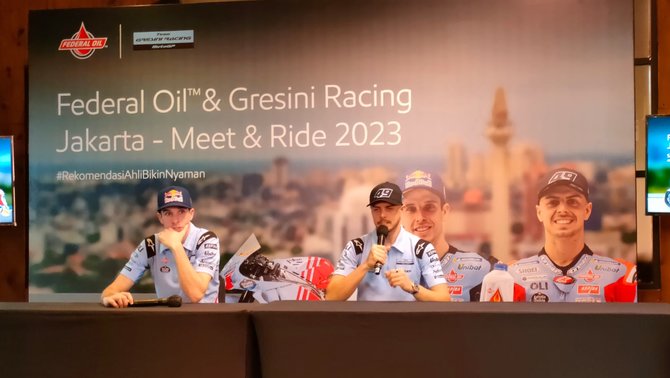 kegiatan federal oil amp gresini racing meet amp ride 2023 di jakarta