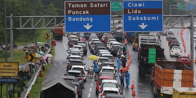 Libur Panjang Usai, Puncak ke Jakarta akan Dibuat One Way Jika Padat