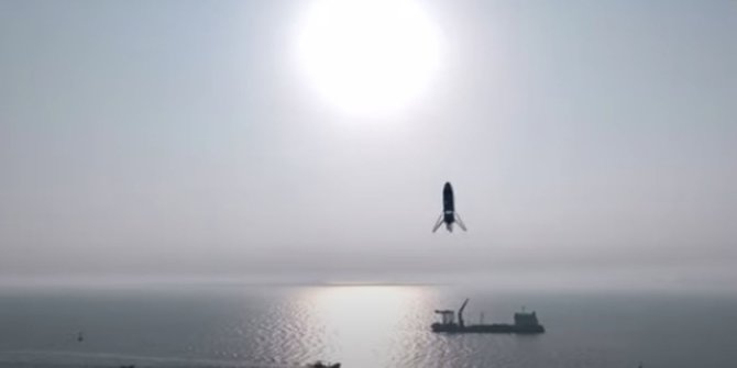China Sukses Buat Roket yang Bisa Mendarat di Laut Mirip SpaceX, Ini Penampakannya