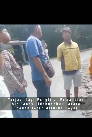 aksi pungli di objek wisata sidebuk debuk viral di sosial media