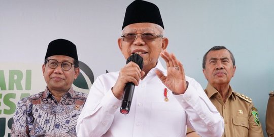 Ma'ruf Amin Terbang ke Makassar, Takziah ke Rumah Duka Sang Menantu