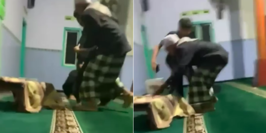 Seorang Kakek Ngamuk di Masjid, Marahi Pemuda yang Bangunkan Sahur Pakai Toa
