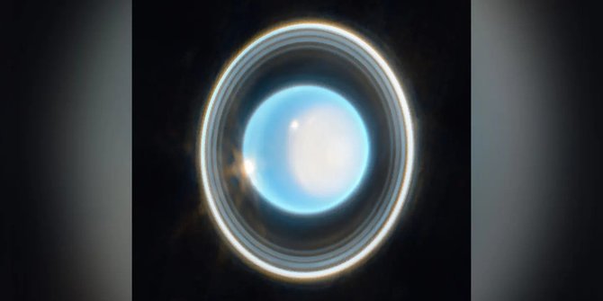 Teleskop James Webb Ungkap Foto Planet Uranus Paling Detil, Ada Cincin dan Bulan