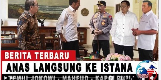 Video Anas Urbaningrum ke Istana Bertemu Jokowi Usai Bebas? Simak Fakta Sebenarnya