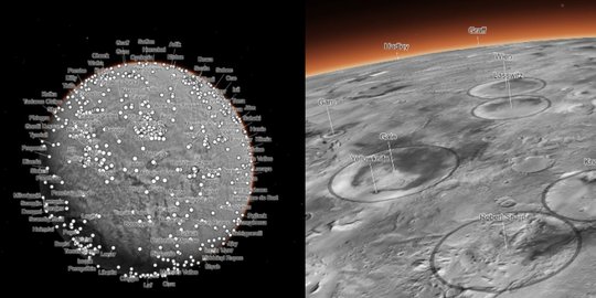 Peta Digital Mars Ini Tunjukan Detail Letak Gunung Berapi & Kawah, Ilmuwan Girang