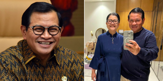 Seskab Pramono Anung dan Istri Belajar Selfie, Berani Diunggah Ini Hasilnya