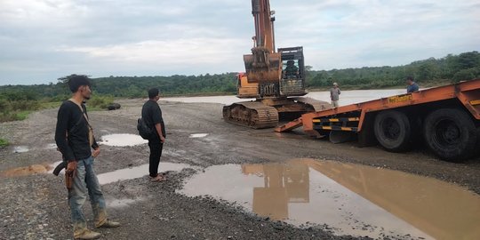 6 Penambang Emas Ilegal di Nagan Raya Aceh Ditangkap, Ini Identitasnya