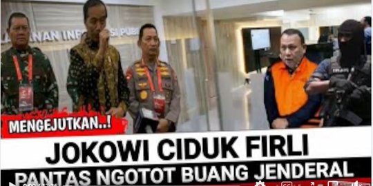 Video Sebut Jokowi Turun Tangan Tangkap Firli Bahuri, Simak Faktanya