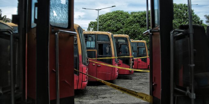 Pemprov DKI Lelang 417 Bus Transjakarta yang Terbengkalai