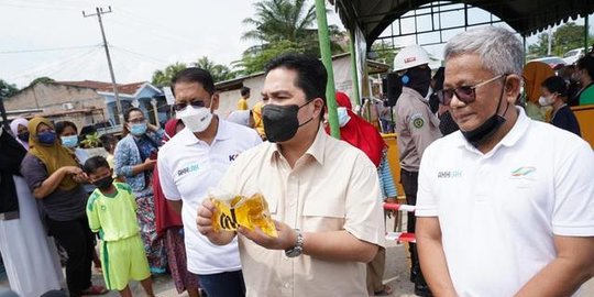 BUMN Sebar Sembako Murah, Harga Rp55.000 Dapat Beras, Minyak dan Gula