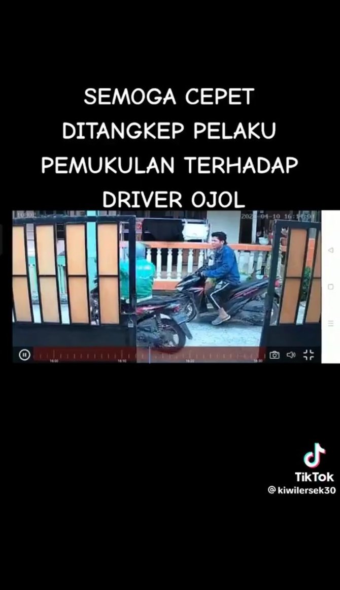 viral ojol di palembang dipukul orang tak dikenal usai antar penumpang bikin geram