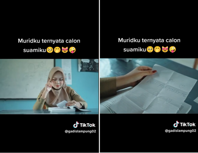 viral kisah cinta siswa sma dengan gurunya berawal kirim surat hingga akan menikah