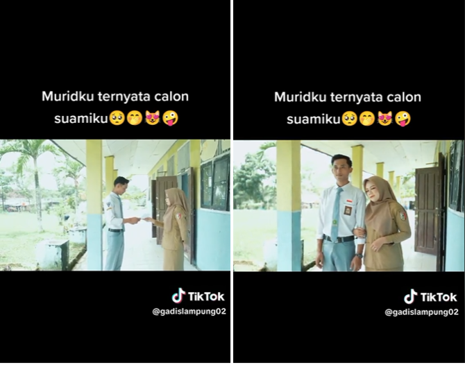 viral kisah cinta siswa sma dengan gurunya berawal kirim surat hingga akan menikah