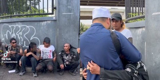 Cara Ustaz Ebit Lew Rangkul Anak Punk Ini Bikin Haru, Sampai Teteskan Air Mata