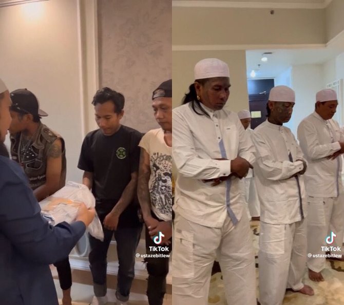 bikin haru begini cara ustad ebit lew rangkul anak punk hingga teteskan air mata