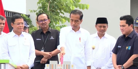 Jokowi Resmikan Hunial Milenial di Depok: Kalau Beli, Bonusnya Kereta Api