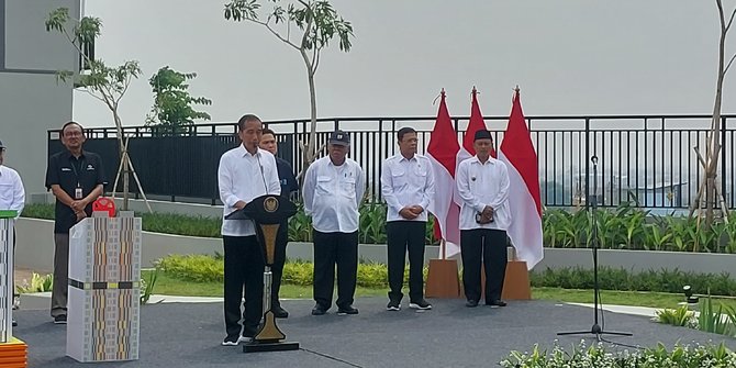 Jokowi Resmikan Apartemen Dekat Stasiun Pondok Cina: Bangun Tidur Langsung ke KRL