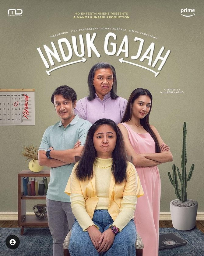 poster drama induk gajah
