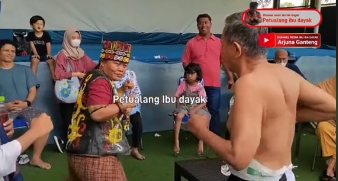 aksi ida dayak obati manula sakit stroke