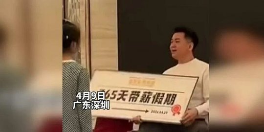 Karyawan di China dapat Hadiah Cuti Setahun dari Kantornya