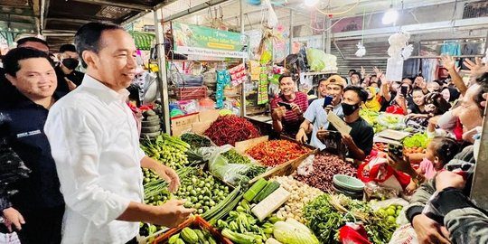 Jokowi Tinjau Pasar Tugu Depok: Yang Belum Turun Harga Beras