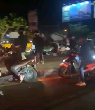 geger tawuran setelah bukber di jogja