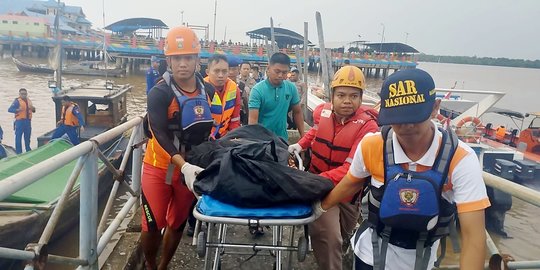 Kecelakaan Kapal di Tanjung Jabung Barat, 3 Orang Meninggal dan 1 Anak Hilang