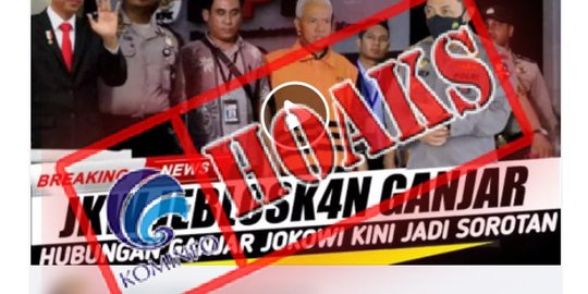 CEK FAKTA: Hoaks Presiden Jokowi Jebloskan Ganjar Pranowo ke Penjara