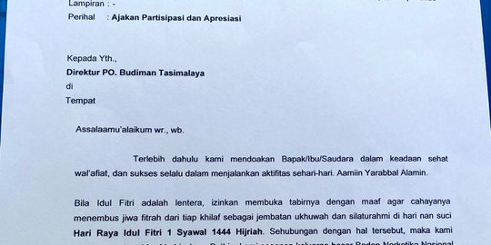 Kepala BNN Tasikmalaya Dicopot Buntut Minta THR ke Pengusaha