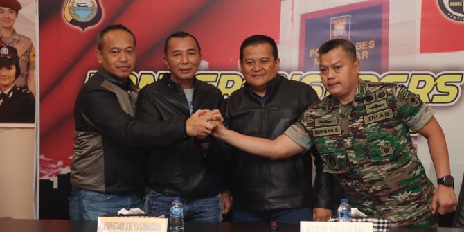 Kapolda Sulsel dan Pangdam Jamin Keamanan Makassar Pasca Gesekan TNI-Polri