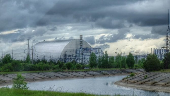 bagian dalam zona kebocoran nuklir chernobyl di tahun 2017
