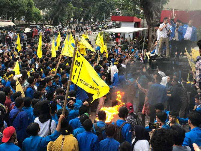 demo mahasiswa pmii di kpk