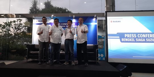 Tenang, Suzuki Sediakan 65 Bengkel Siaga di Jalur Mudik Sumatra-Jawa-Bali