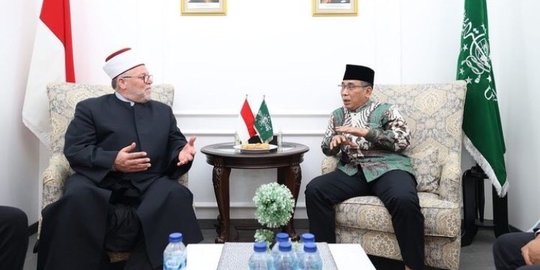 Ketum PBNU Bertemu Mufti Palestina, Bahas Perdamaian dengan Israel