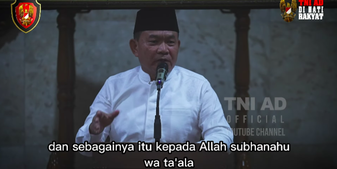 Bikin Merinding Tausiyah Kasad Dudung Saat Nuzulul Quran 'Sekalipun Maut Merenggut'