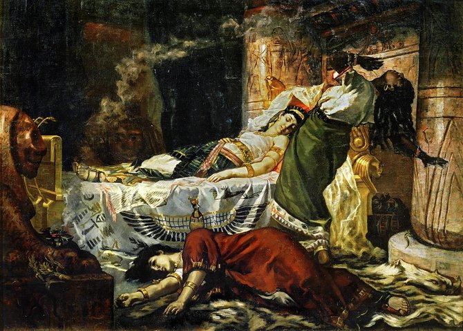 lukisan the death of cleopatra