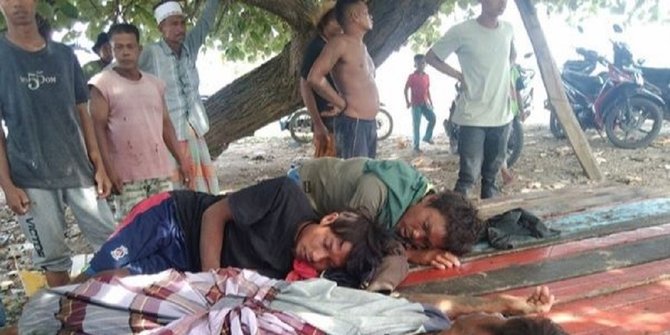 Terapung di Rakit dengan Kondisi Lemas, Tiga WNA Diselamatkan Nelayan Aceh